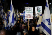 Preplavljene ulice Tel Aviva, građani besni: Desetine hiljada protiv reforme pravosuđa (FOTO)