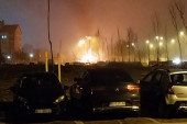 Veliki požar u naselju Ledine u Novom Beogradu (VIDEO)
