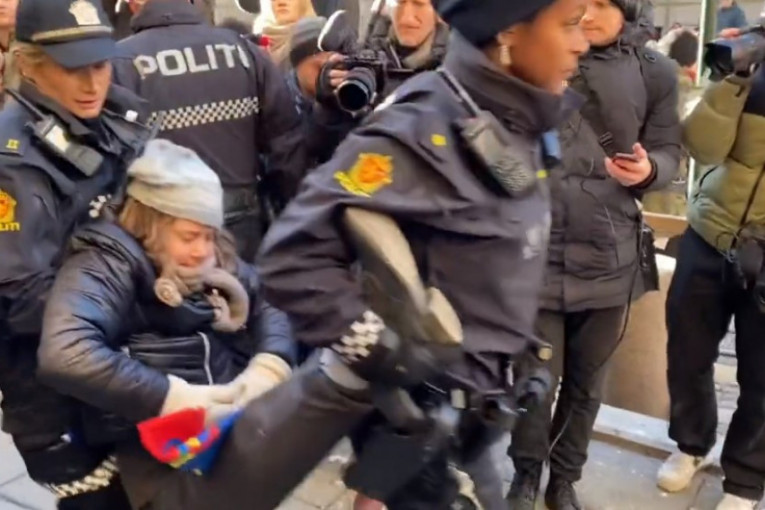 Privedena Greta Tunberg! Policija je odnela sa ostalim demonstrantima (VIDEO)