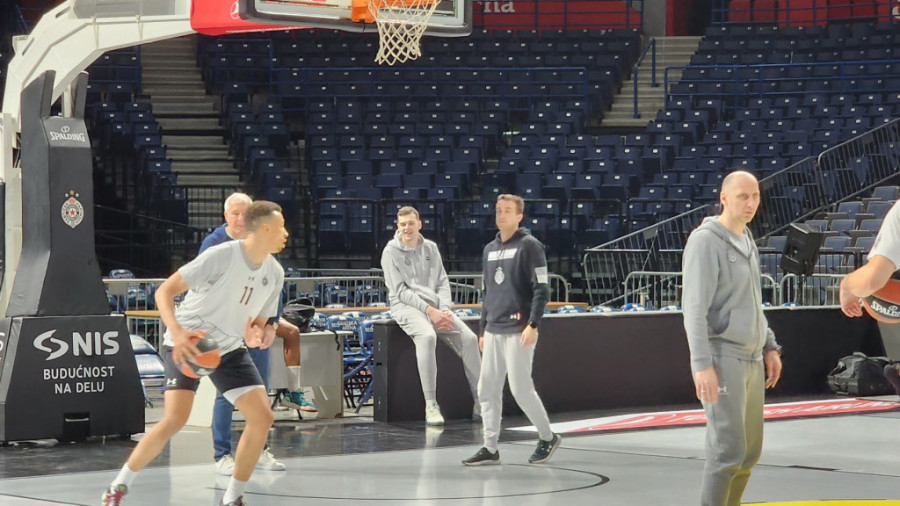 Osmesi na treningu Partizana! Koprivica dobio dozvolu lekara da bude na treninzima (FOTO)