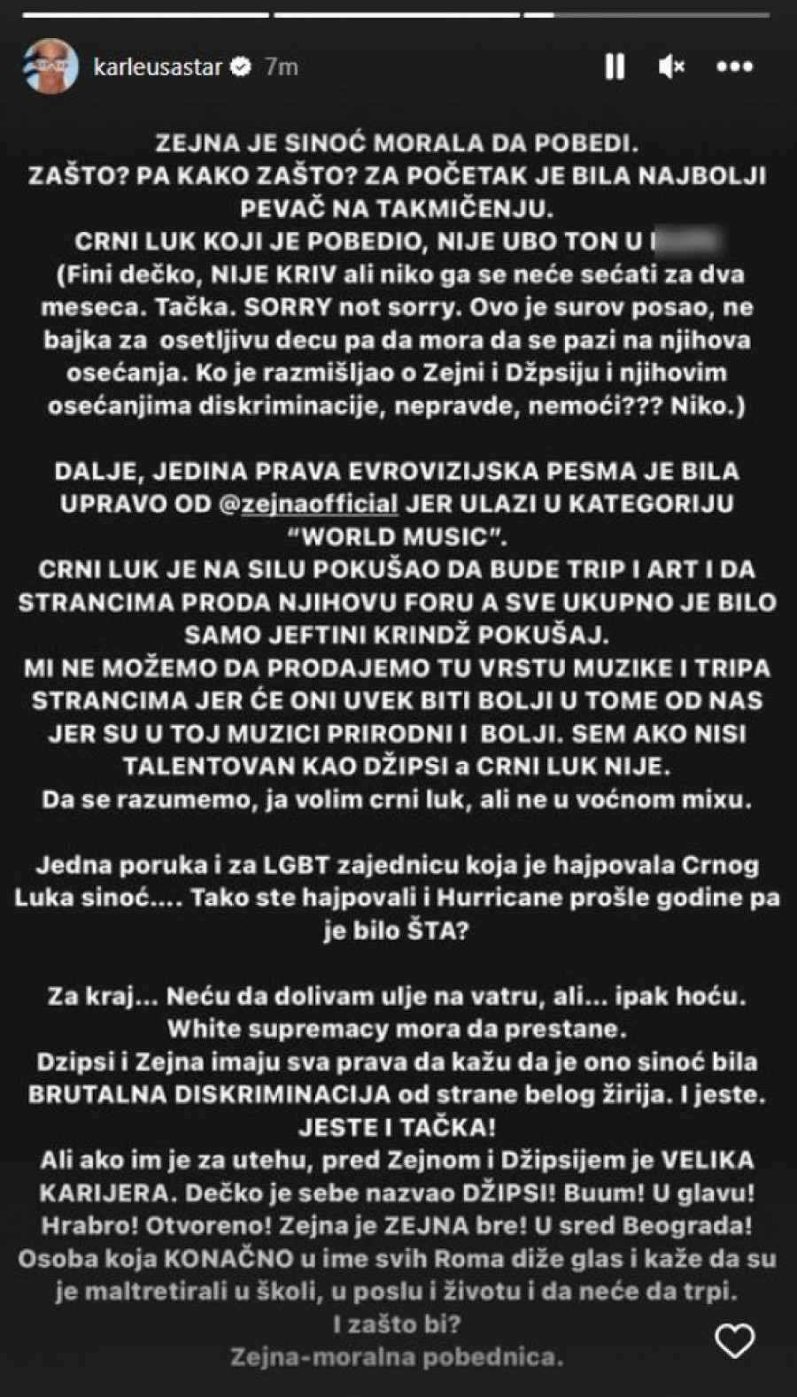 "Jeftini krindž pokušaj!" Karleuša žestoko udarila na Luke Blacka i stručni žiri PZE