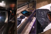 Novi snimak filmskog hapšenja na naplatnoj rampi Vrčin: Policija iz "mercedesa" izvukla momka i devojku, u koferu im pronašli drogu! (VIDEO)