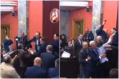 Tuča u parlamentu Gruzije: Potukli se pesnicama zbog spornog zakona (VIDEO)