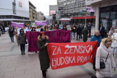 Ženski marš održan u Nišu: Stop ubistvu žena, jer žena vas je rodila