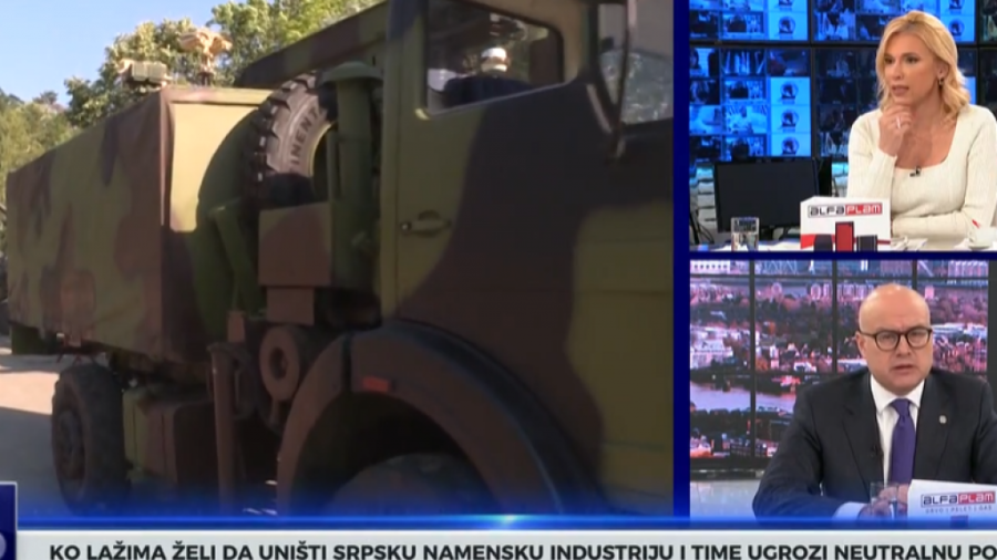 Ministar Vučević odgovorio na napade na Srbiju: Naša namenska industrija nije prodala nijedan komad oružja ni ukrajinskoj ni ruskoj strani