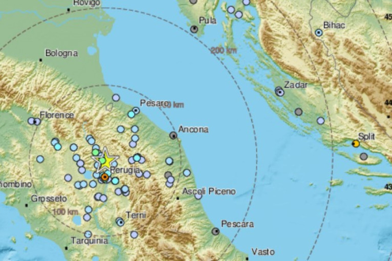Zemljotres od 5 stepeni pogodio Italiju, osetio se i u Hrvatskoj
