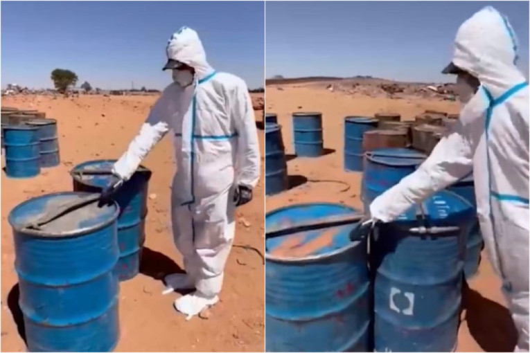 Libijske snage pronašle sporni uranijum: Objavili i snimak buradi u blizini granice sa Čadom (VIDEO)