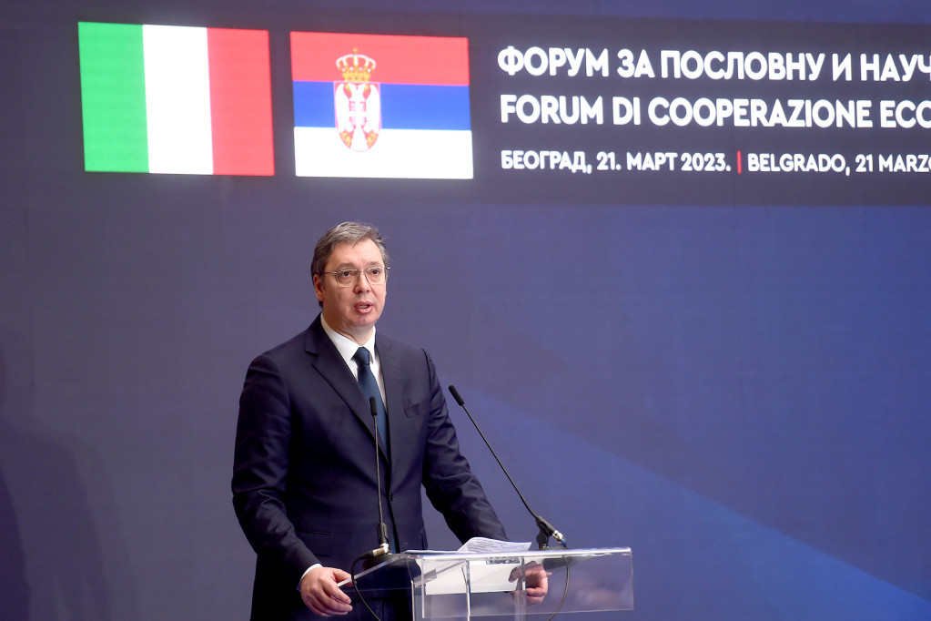 Vučić: Italijanski preduzetnici su više nego dobrodošli u našu zemlju (FOTO)