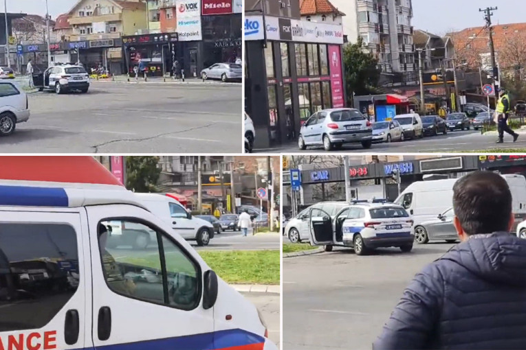 Drama na Čukarici: Vozilom izleteo sa kolovoza i oborio tri pešaka! (FOTO/VIDEO)