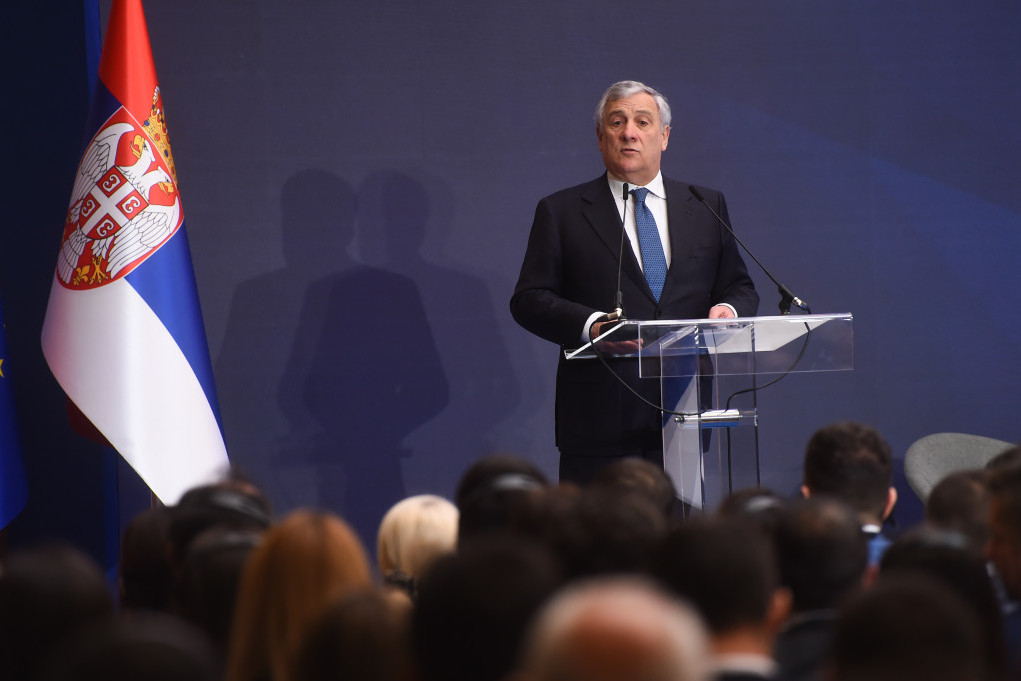 Tajani: Italija podržava evropski put Srbije, hvala Vučiću što je doprineo stabilnosti Zapadnog Balkana