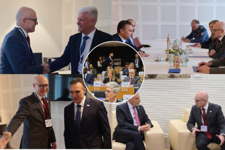 Ministar Vučević imao brojne sastanke na “Šuman forumu”: Susret sa generalnim sekretarom EEAS, ministrima odbrane Bugarske i Kipra