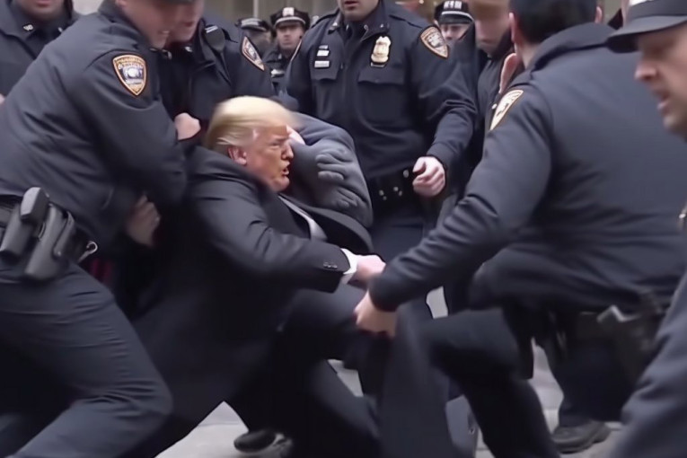 Pojavile se fotografije hapšenja Donalda Trampa! Društvene mreže opčinjene montažama (FOTO)