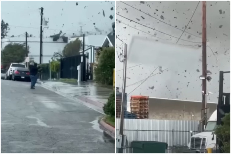 Tornado pogodio Los Anđeles: "Na zemljotrese smo navikli, ali ovo nismo nikada videli" (VIDEO)
