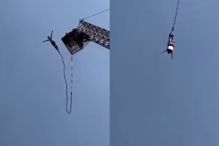 Pojavio se zastrašujući snimak: Konopac bandžija pukao tokom skoka! (VIDEO)