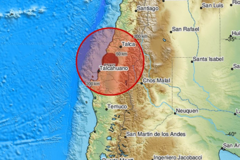 Snažan zemljotres od 6,3 stepena pogodio Čile