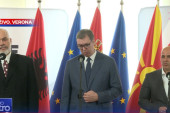 Vučić se sastao sa Ramom i Kovačevskim: O slobodnom protoku robe i ljudi između zemalja Otvorenog Balkana (VIDEO)
