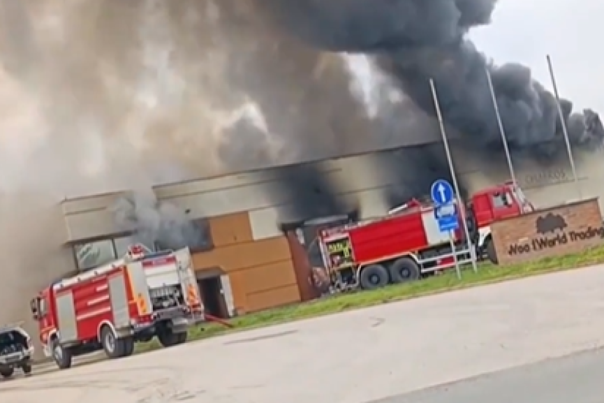 Lokalizovan požar u Sremskoj Mitrovici! (FOTO/VIDEO)