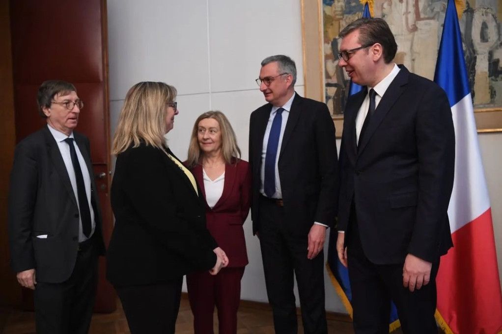 Zahvalan na podršci evrointegracijama Srbije: Predsednik Vučić sa delegacijom Senata Francuske
