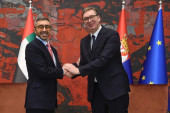 Zahvalan na posvećenosti UAE jačanju odnosa sa Srbijom: Predsednik Vučić sa ministrom Abdulom bin Zajedom al Nahjanom