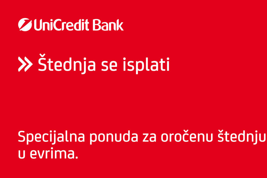 Štednja se isplati u UniCredit Bank