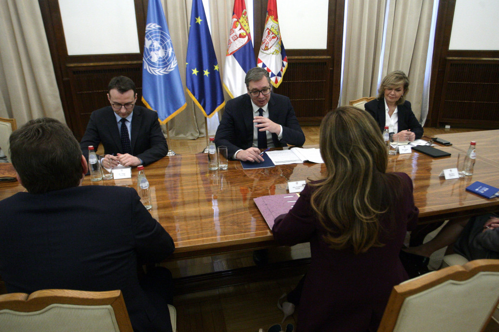 Predsednik Vučić sa Karolinom Zijade o svim problemima i ugrožavanju bezbednosti Srba na KiM od Kurtijevog režima