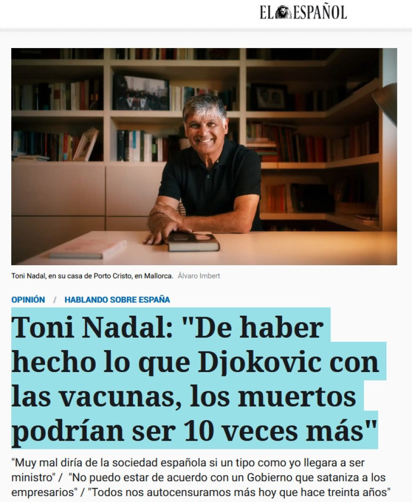 Nadalov stric ponovo napao Novaka! Španac opsednut najboljim igračem sveta