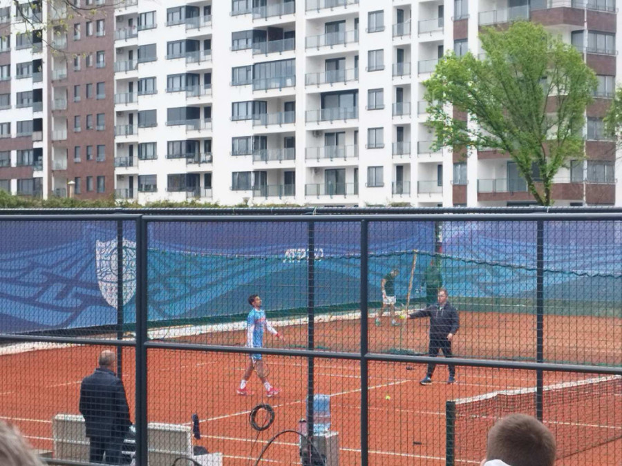 Novak već na terenu u Banjaluci! Dodik i veliki broj navijača pratili svaki korak srpskog šampiona!