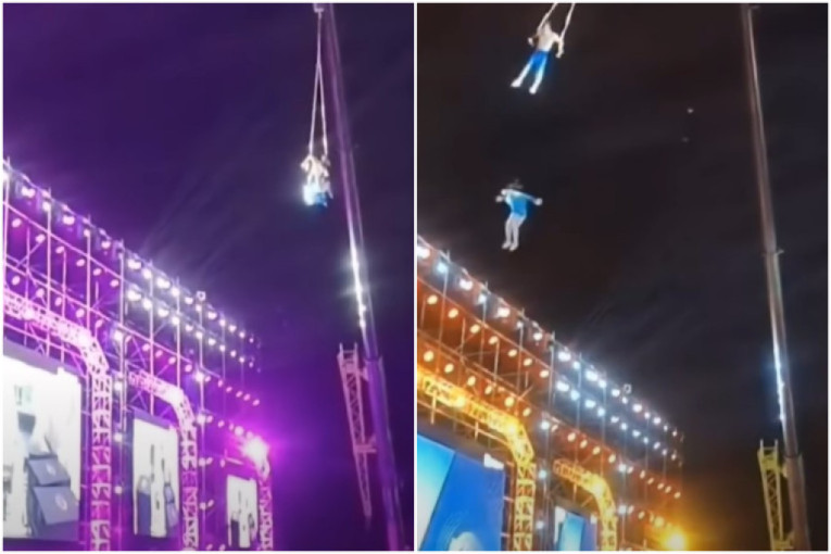 Kineska akrobatkinja poginula tokom tačke: Muž je nije uhvatio, pala sa visine od 10 metara (VIDEO)