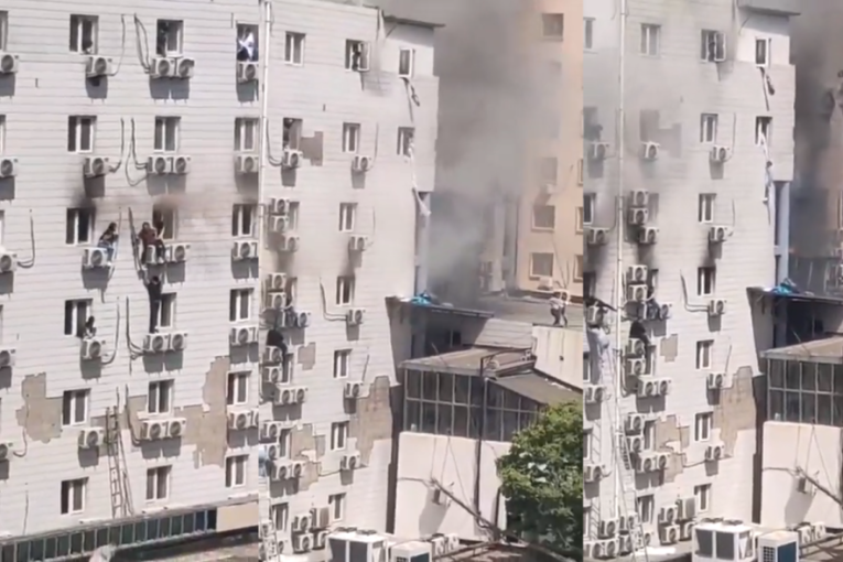 U stravičnom požaru u bolnici u Pekingu stradala 21 osoba: Ljudi se u očaju spasavali pomoću vezanih čaršava (VIDEO)