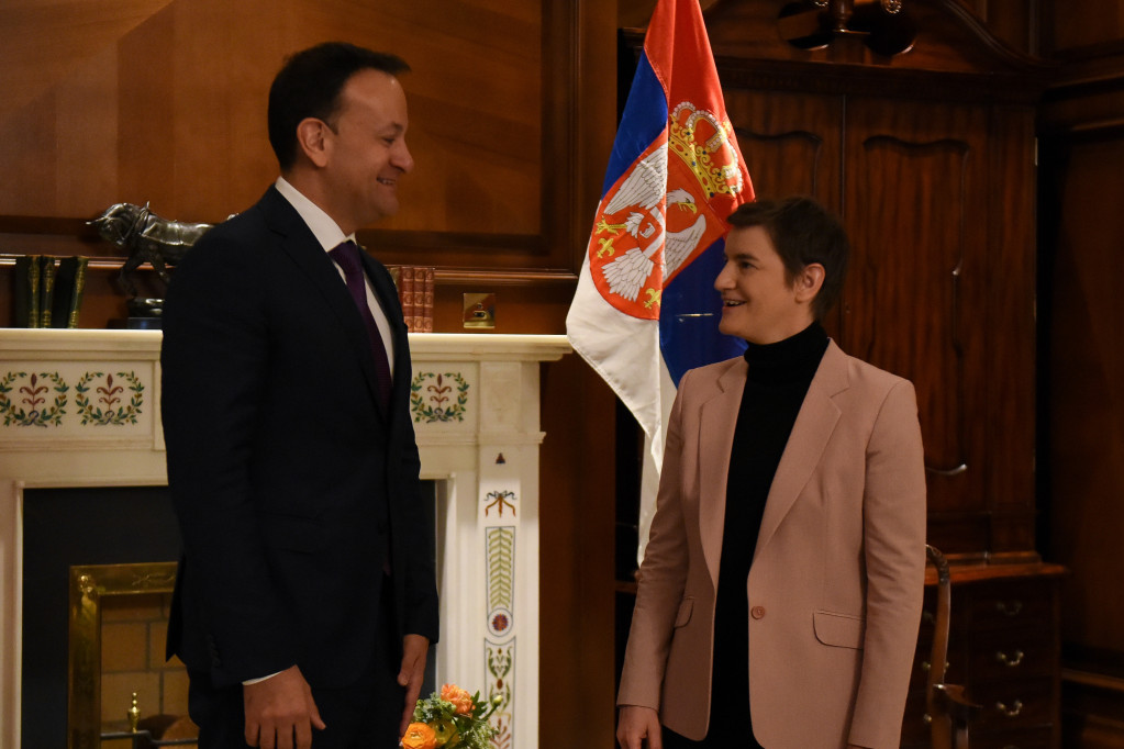 Premijerka Srbije sa irskim kolegom o unapređenju ekonomskih odnosa dve zemlje