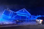 Kuća samo nestala usred noći: Kamere snimile dramatične trenutke (VIDEO)