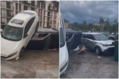 Tornado prevrtao automobile kao od šale: Snažna oluja na Floridi (VIDEO)