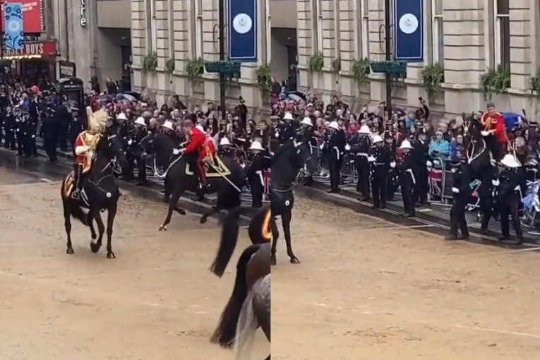 Incident na krunisanju kralja Čarlsa: Konj iznenada podivljao, pa uleteo među okupljeni narod (VIDEO)