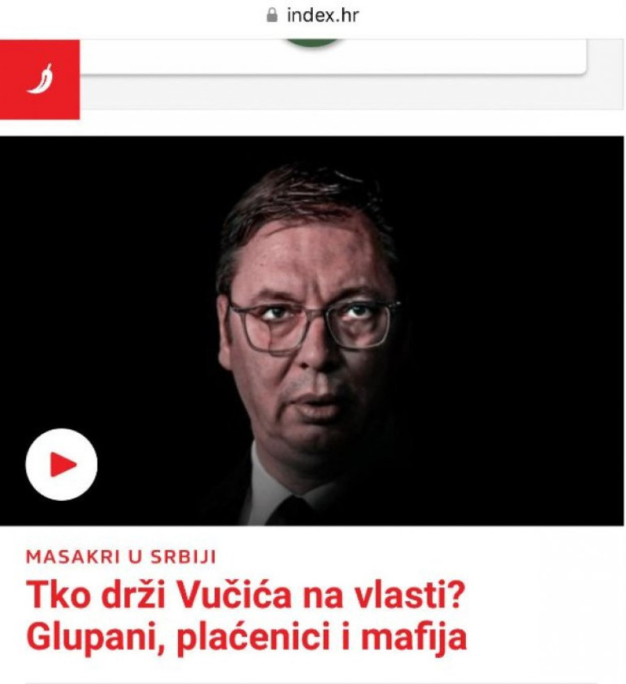 Hrvatski mediji zajedno sa opozicijom napadaju Vučića: Zajednički cilj im je slabljenje Srbije