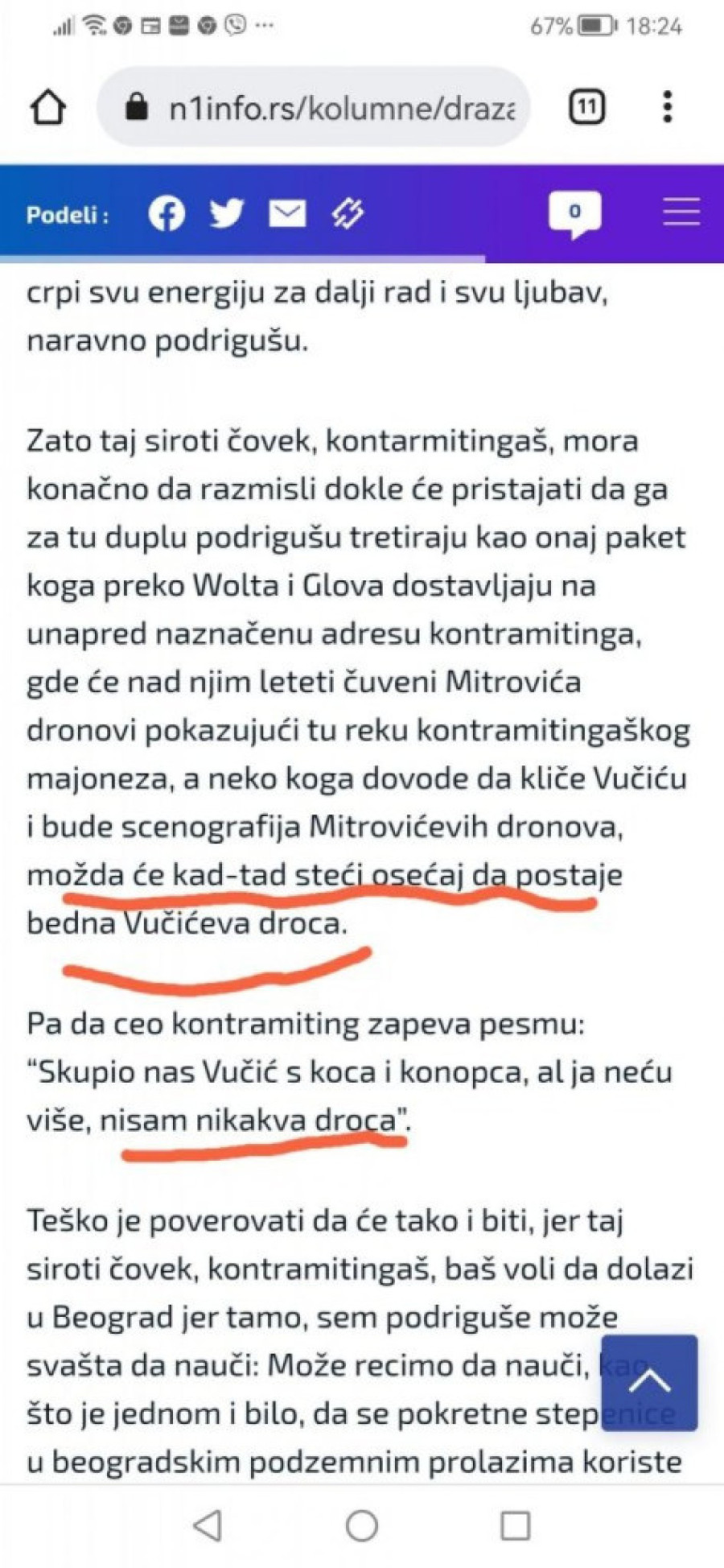 Evo šta opozicija misli o većini građana Srbije! Draža Petrović poručio da su "droce" (FOTO)