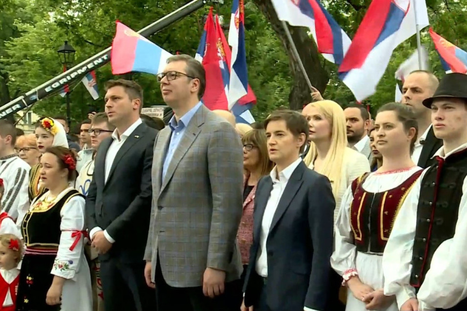 Vučić poručio u Pančevu: Spreman sam za razgovore, ali ne i na ucene
