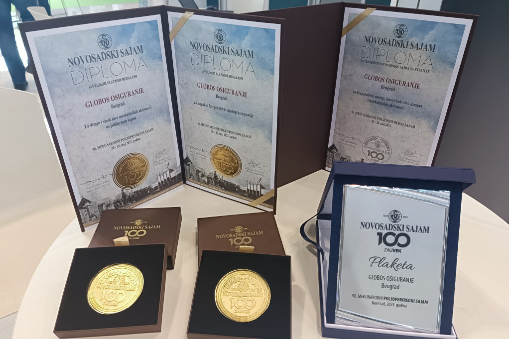 Nagrade i priznanja za Globos osiguranje
