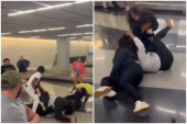 Velika tuča na aerodromu u Čikagu: Sevale pesnice, putnici se rvali na podu (VIDEO)