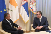 Vučić primio u oproštajnu posetu ambasadora Kipra Dimitriosa Teofilaktua