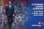 Služim samo Srbiji, to je bila i biće moja politika: Vučićeva poruka pred veliki skup "Srbija nade" u Beogradu