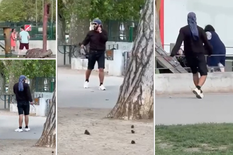Snimak iz drugog ugla pokazuje sav užas napada u Francuskoj: Muškarac zariva nož nasumično u decu u parku (UZNEMIRUJUĆI VIDEO)