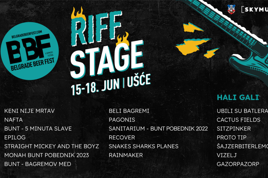 Belgrade Beer Fest: Riff stage donosi najbolje od domaće rok scene! Otkriveno ko nastupa