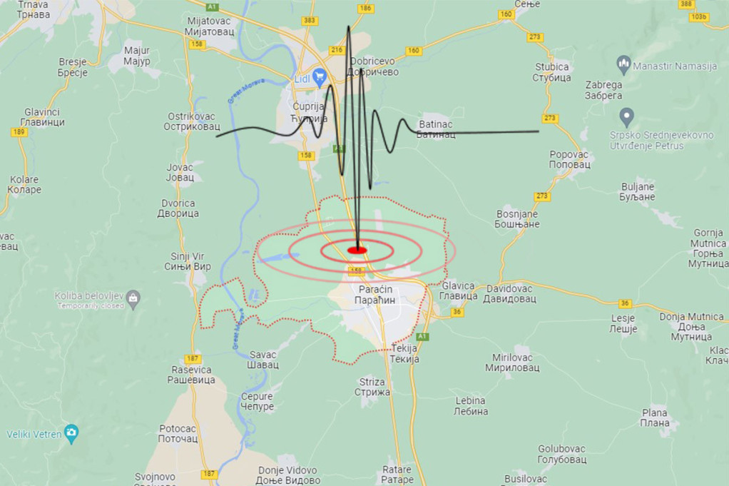 Još jedan potres bio u Paraćinu! Seizmolozi ne isključuju novi zemljotres na tom području