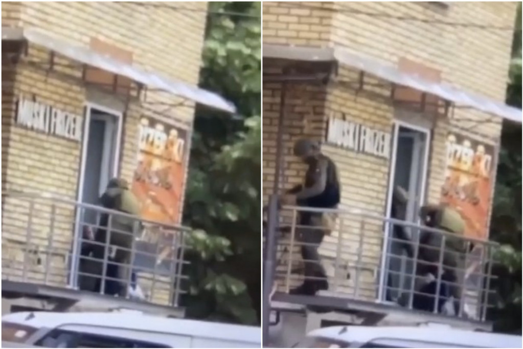 Ovako je danas uhapšen Srbin u Kosovskoj Mitrovici: Brutalno ga guraju na zemlju i odvode vezanog (VIDEO)