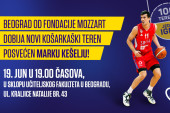 NASTAVLJA SE VELIKA MOZZARTOVA AKCIJA „STO TERENA ZA JEDNU IGRU“: Beograd dobija teren posvećen Marku Kešelju
