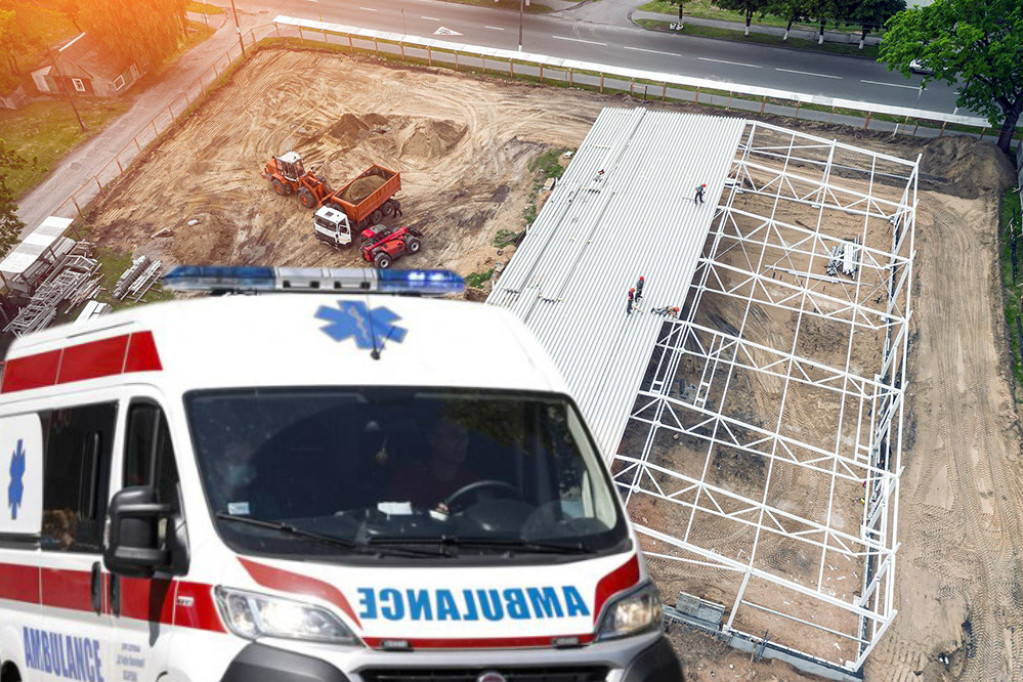 Užas na Voždovcu: Stravična nesreća na gradilištu - radnik pao sa velike visine