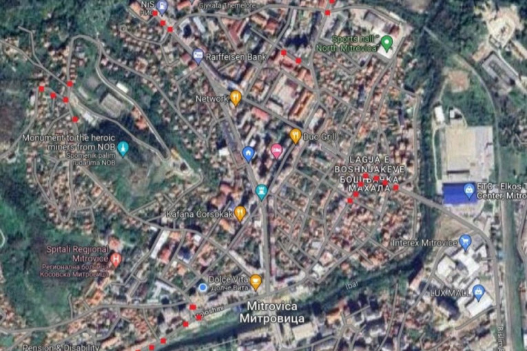 Petković pokazao mapu: Ovako su Kurtijevi specijalci napravili "prsten" u Mitrovici (FOTO)