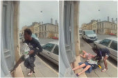 Beskućnik upao u kuću, nasilno bacio baku i unuku na ulicu: Sumnja se da je hteo da otme devojčicu (VIDEO)