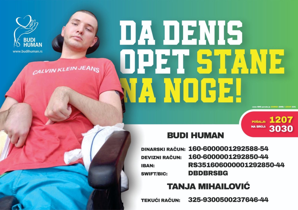 Denis zadobio teške povrede u saobraćajki, a lekari su ga otpisali: Čak 10 meseci bio je u komi, a onda se desilo čudo! (FOTO)