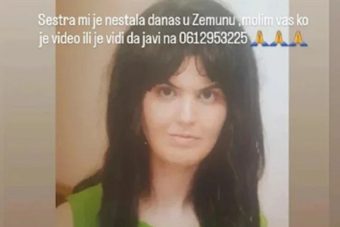 Porodica moli za pomoć! Tanja (18) je nestala u Zemunu - otišla u šetnju i nije se vratila kući